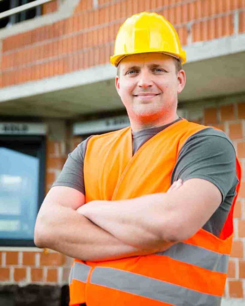 General Contractor wearing a hardhat